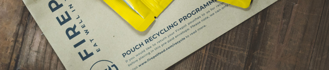 Can I recycle Firepot yellow pouches?